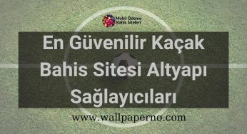 En Güvenilir Kaçak Bahis Sitesi Altyapı Sağlayıcıları